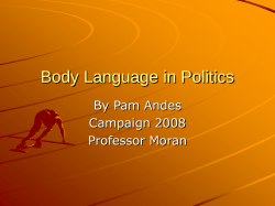 Body Language in Politics