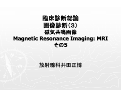 スライド 1 - 脳梗塞とMRIのページ
