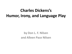 Charles Dickens’ Humor, Irony, and Language Play