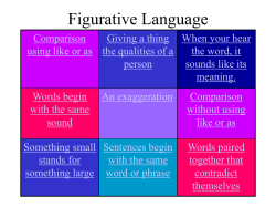 Figurative Language