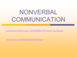 The Power of Non-Verbal Communication (Body