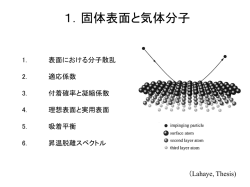 分子の散乱 - Okano Fukutnai Wilde Group, oflab,