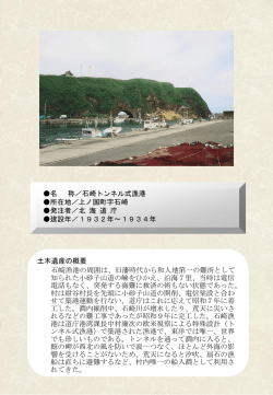 石崎トンネル式漁港