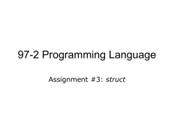 97-2 Programming Language