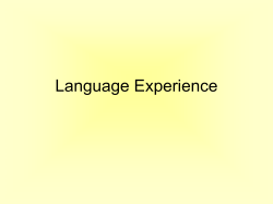 Language Experience - Dakota State University