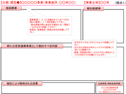 分類： 】 事業（事業箇所： 市 ）