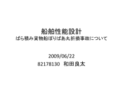 船舶性能設計
