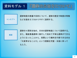 出前授業用資料 - 東京都選挙管理委員会事務局