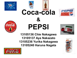 Coca-Cola&PEPSI
