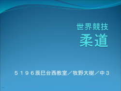 世界競技 柔道