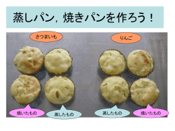 蒸しパンの材料を計っておきます