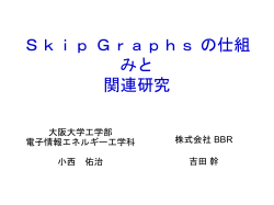 Skip Graphs の解説 - @niftyホームページサービス