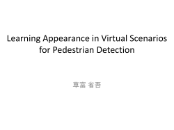Learning Appearance in Virtual Scenarios for