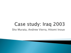Iraq Presentaion