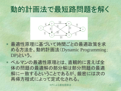 最短路問題を動的計画法で解く