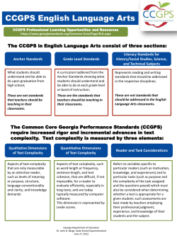 CCGPS English Language Arts