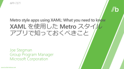 Metro style apps using XAML: What you need to know