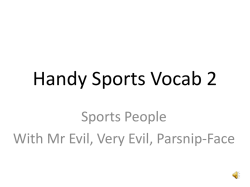 Handy School Vocab