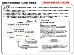 認知症疾患医療センターの整備について