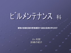 ﾋﾞﾙﾒﾝﾃﾅﾝｽ 科
