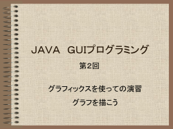 JAVA GUIプログラミング