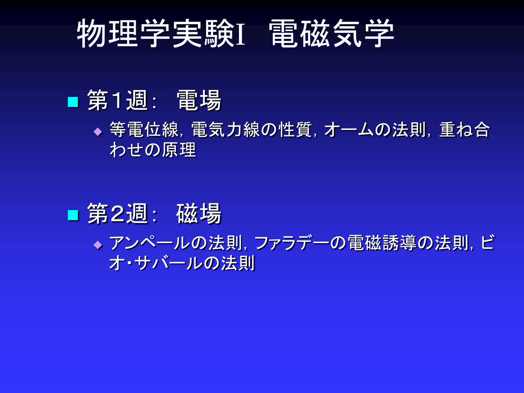 物理学実験i 電磁気学 Hep Tsukuba Home Page 筑波