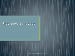 Figurative Language