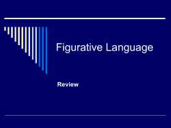 Figurative Language