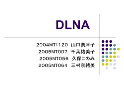 DLNA - NISE -Aoyama Laboratory-