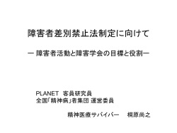 障害者権利法制 障害学的政策研究