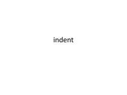 indent
