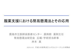 安全な薬剤の使用