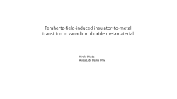 Terahertz-field-induced insulator-to