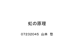 虹の原理 - SAGA-HEP