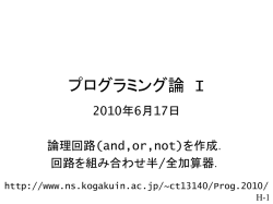 プログラミング論