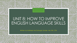 How to improve English language skills