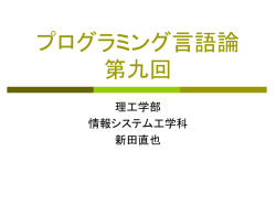 プログラム再構成に関する 特許申請について