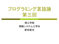プログラム再構成に関する 特許申請について