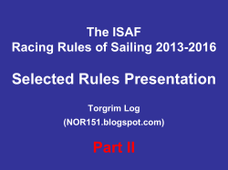 The Rules with Animations Racing Rules of Sailing