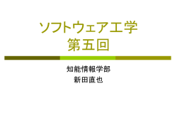 プログラム再構成に関する 特許申請について