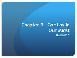 Chapter 9 Gorillas in Our Midst