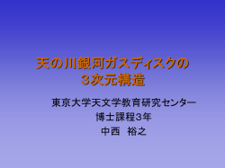 HIサーベイデータで 見る 天の川銀河の3次元構造