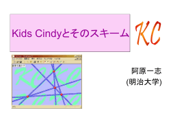 Schemes in Kids Cindy -interactive geometry