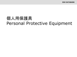 個人用保護具 - 環境安全衛生|ISO14001,OHSAS18001