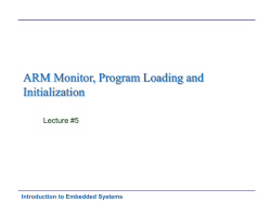 Interfacing ARM Assembly Language and C