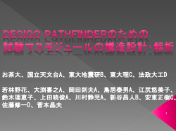 DPF試験マスモジュールのBBM設計・解析