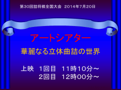 くるくるシアター 美しく楽しい趣向詰を鑑賞