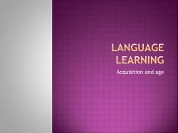 Language learning