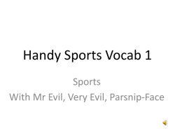 Handy School Vocab