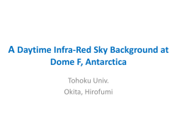 A Daytime Infra-Red Sky Background at Dome F,